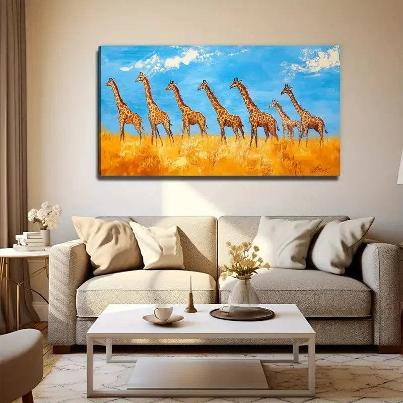 Countryside Decoration Wall Art Canvas Office Home Room Framed 120x60cm