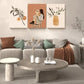 3pcs Modern Flowers and Plants Female Triple Metal Print Ready to Hang Art