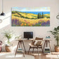 Vibrant Autumn Landscape Sea Wall Art Canvas Office Home Room Framed 120x60cm