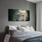Two Flamingos in Water Modern Wall Art Canvas Office Home Room Framed 120x60cm