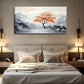Black Gray Mountain Landscape Wall Art Canvas Office Home Room Framed 120x60cm