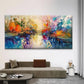 Abstract Colorful CWall Art Canvas Office Home Room Framed 120x60cm