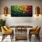 Multicolor Gradient Leave Wall Art Canvas Office Home Room Framed 120x60cm