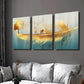 3pcs Feathers Reindeer Birds Money Tree Wall Art Set Canvas Framed 40x60cm - High Quality Print 100% Australian Made Wall Canvas Ready to Hang