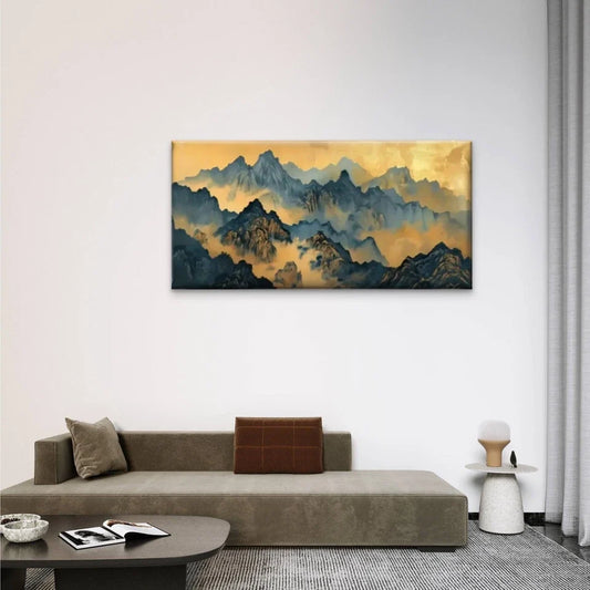 Clouds Sky Abstract Nature Wall Art Canvas Office Home Room Framed 80x45cm