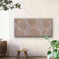 Abstract Floral pattern Wall Art Canvas Office Home Room Framed 80x45cm