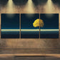 3pcs Night Colorful Relax Autumn Tree Perfect Wall Art Set Canvas Framed 40x60cm - High Quality Print 100% Australian Made Wall Canvas Ready to Hang