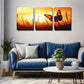 3pcs beautiful floral gloss butterfly  Wall Art Set Canvas Framed 40x60cm - High Quality Print 100% Australian Made Wall Canvas Ready to Hang