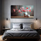 Blooming Peach Blossoms Wall Art Canvas Office Home Room Framed 80x45cm