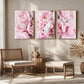 3pcs Peony Flower Painting Peonies Metal Print Ready to Hang Art