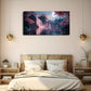 Waterfall & Moonlit Night Scene Wall Art Canvas Office Home Room Framed 120x60cm