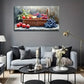 Fresh Fruit Bread Perfect Wall Art Canvas Office Home Room Framed 80x45cm