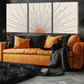3pcs Sunshine Radiant Fantasy Modern Black Lines Wall Art Set Canvas Framed 40x60cm - High Quality Print 100% Australian Made Wall Canvas Ready to Hang
