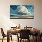 A Giant White Cloud Decoration Wall Art Canvas Office Home Room Framed 120x60cm