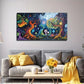 Magic Woods Modern Landscape Wall Art Canvas Office Home Room Framed 80x45cm