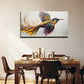 Flying Hummingbird Wall Art Canvas Office Home Room Framed 80x45cm