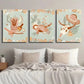 3pcs Southwestern Cowboy Boots & Hat Wall Art Set Canvas Framed 40x60cm - High Quality Print 100% Australian Made Wall Canvas Ready to Hang