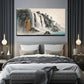 Perilous Waterfall Wall Art Canvas Office Home Room Framed 120x60cm