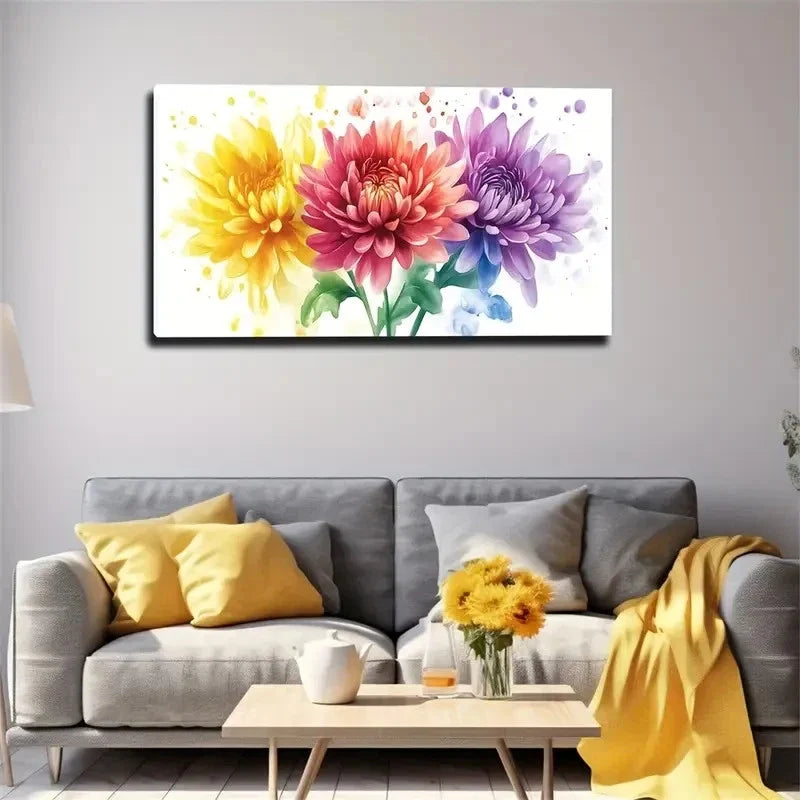Vibrant Colors Decor Wall Art Canvas Office Home Room Framed 120x60cm