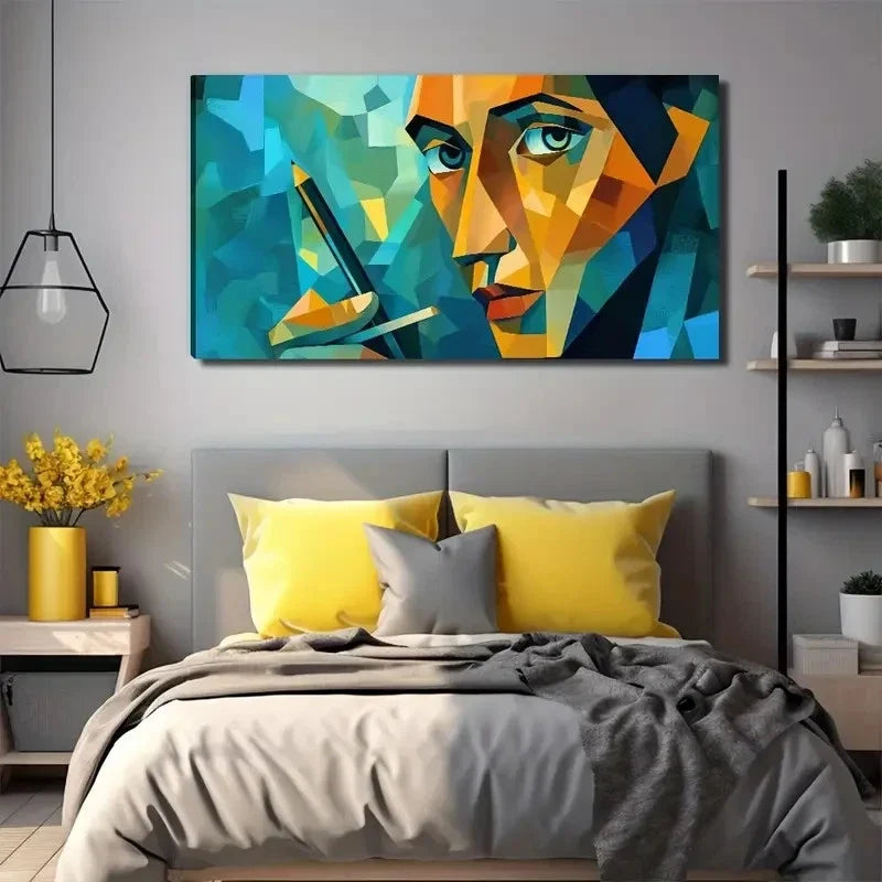Modern Decorative Painting Wall Art Canvas Office Home Room Framed 120x60cm