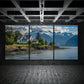 3pcs Northwest Pacific Scenery Metal Print Ready to Hang Art