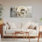 Elegant Monochrome Decor Wall Art Canvas Office Home Room Framed 120x60cm