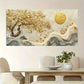 Red And Golden Design Wall Art Canvas Office Home Room Framed 120x60cm