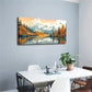 Rich Vegetation Serene Nordic Wall Art Canvas Office Home Room Framed 120x60cm