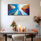Looking Up Sky Amidst Towering Wall Art Canvas Office Home Room Framed 120x60cm