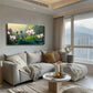 White for Lotus Blooming Lily Wall Art Canvas Office Home Room Framed 120x60cm