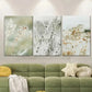 3pcs Botanical Vintage Botanicals Boho Metal Print Ready to Hang Art
