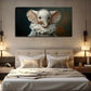 Charming Youngsters Elephant Wall Art Canvas Office Home Room Framed 120x60cm