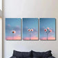 3pcs Simple Daisies and Fresh Blue Sky Wall Art Set Canvas Framed 40x60cm - High Quality Print 100% Australian Made Wall Canvas Ready to Hang