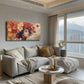 Modern Minimalist Autumn Floral Wall Art Canvas Office Home Room Framed 120x60cm