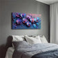 Multiple Blooming Orchids Petal Wall Art Canvas Office Home Room Framed 120x60cm
