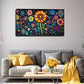 Colorful Flowers Suitable Wall Art Canvas Office Home Room Framed 80x45cm