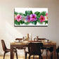 Modern Minimalist Hibiscus Flo Wall Art Canvas Office Home Room Framed 80x45cm