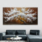 Elegant White Blossom Tree Wall Art Canvas Office Home Room Framed 120x60cm