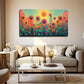 Modern Decorative Flowers Wall Art Canvas Office Home Room Framed 80x45cm
