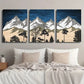 3pcs Mountain Forest Landscape Wall Art Set Canvas Framed 40x60cm - High Quality Print 100% Australian Made Wall Canvas Ready to Hang