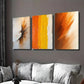 3pcs Abstract Vibrant Orange, Yellow & White Wall Art Set Canvas Framed 40x60cm - High Quality Print 100% Australian Made Wall Canvas Ready to Hang