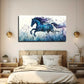 Mane Blowing In The Wind Vivid Wall Art Canvas Office Home Room Framed 120x60cm
