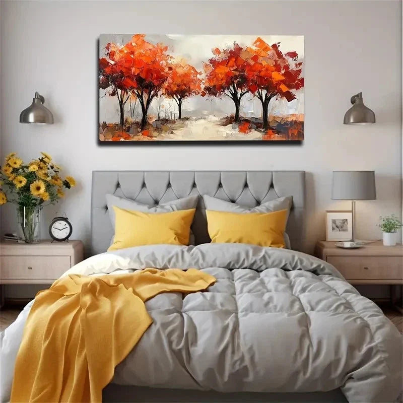 A Beautiful Rural Path Nature Wall Art Canvas Office Home Room Framed 120x60cm