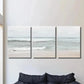 3pcs Sunrise Ocean Waves Beach Landscape Wall Art Set Canvas Framed 40x60cm - High Quality Print 100% Australian Made Wall Canvas Ready to Hang