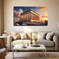 Greek Tourist Attraction Wall Art Canvas Office Home Room Framed 120x60cm