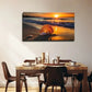 Modern Coastal Beach Wall Art Canvas Office Home Room Framed 120x60cm