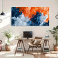 Ocean Storm & Moon Nautical Wall Art Canvas Office Home Room Framed 120x60cm
