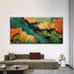 Abstract Colorful Cloud Texture Wall Art Canvas Office Home Room Framed 120x60cm