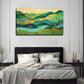 Elegant River Perfect Wall Art Canvas Office Home Room Framed 80x45cm