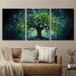 3pcs Abstract Tree of Life Glass Style Wall Art Set Canvas Framed 40x60cm - High Quality Print 100% Australian Made Wall Canvas Ready to Hang